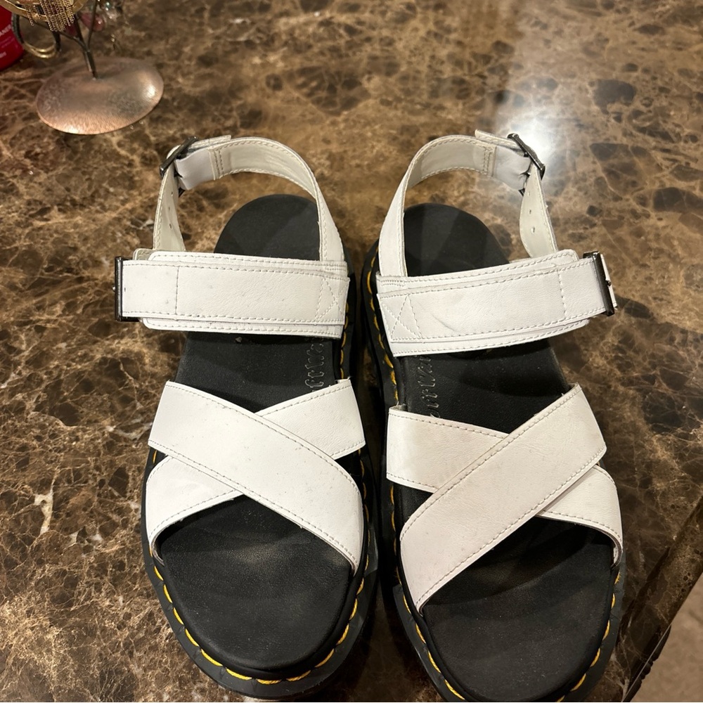 Dr Martens Voss II Sandal Sz.8 White Platform